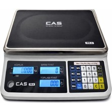Cas Prıı Cb 6 Kg. Onaylı Tartım Terazisi