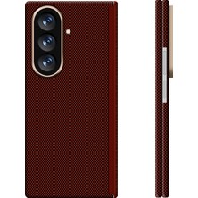 Galaxy Z Fold 8 Ultra Uyumlu Kılıf M-Safe Şarj Özellikli Zore Paris Zerre Sert Pc Kapak Bordo