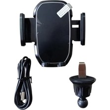 Mikasso Vendens VD-HD023 360° Dönebilen Premium Araç Koltuk Tablet Tutucu Siyah Plastik
