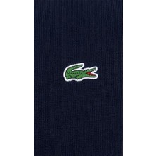 Lacoste Bisiklet Yaka Lacivert Dar Kesim Sweatshırt
