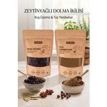 Doznest Zeytinyağlı Dolma Ikilisi: Kuş Üzümü 200 gr ve Toz Yenibahar 200 gr