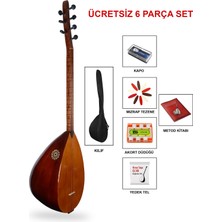 İstanbul Müzik Tedarik Maun Tekne Sap Ladin Kapak Set Bağlama