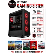 Özlen X67 RYZEN 5 5600 RX 9060 XT 16GB 500GB M.2 SSD 16GB RAM Oyuncu Bilgisayarı