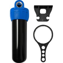 Enessu 10"-1" Daire Girişi Su Arıtma Housing 10" Filtre Kabı Mat Renk Yosun Tutmaz