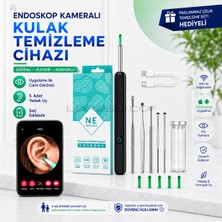 Ear Cam Pro Wifi Kameralı Akıllı Kulak Temizleme Cihazı - Full Set – 1296P Hd Görüntü, LED Otoskop, Ios & Android Uyumlu