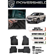 POWERSHIELD  Hyundai Tucson 2015-2020 Uyumlu Araca Özel Premium 5d Havuzlu Oto Paspas Takımı