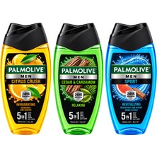 Palmolive Duş Jeli 250 ml Men Sport & Cedar & Cıtrus Crush 3'lü Set