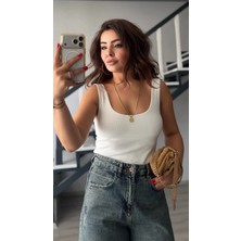 Elisin Ekru Bra Free(Pedli) Fitilli Atllet