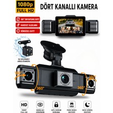 Blackbird Game Center Sy 9728 4 Kameralı Full Hd 1080P Wifi Araç Içi Kamera Seti