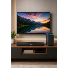 Blackbird Game Center Hepu HP-TV06 180W 2.1 Ch Kablosuz Subwoofer Soundbar Ev Sinema Sistemi - Bluetooth, HDMI Arc, Optik ve Renkli LED