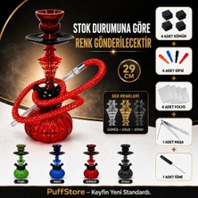 Puffstore Mini Nargile Takımı Portatif Masa Üstü Nargile Seti