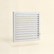 Upstyle Vento Alüminyum Banyo ve Wc Havalandırma Menfezi Beyaz 25X38 cm