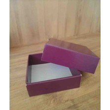 Rass 12*12*4cm 10ADET E-Ticaret Hediye Kutusu Mürdüm