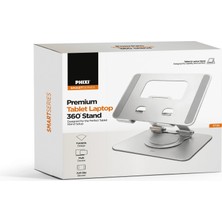 Phixi Phıxı Smart ST20 360° Döner Katlanabilir Metal Tablet ve Laptop Standı