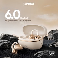 Phixi Phıxı Ultimate S85 Bluetooth 6.0 Ergonomik Klipsli Kablosuz Kulaklık