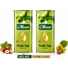 Çotanak Fındık Yağı 1 L x 2 Adet