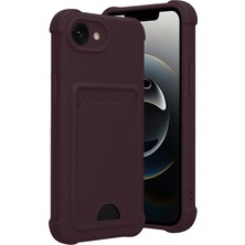 TeknoKapsül iPhone 16E Kelvin Kartvizitli Silikon - Derin Mor