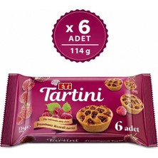 Eti Tartini Frambuazlı Turta 114 G x 6 Adet
