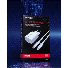 Syrox PD20L Ios Şarj Hızlı 20W Lightning Şarj Cihazı