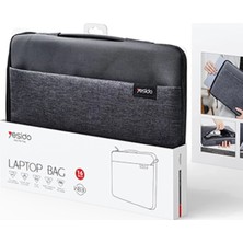 TeknoKapsül Yesido WB29 Polyester 600D Kumaşlı 14 Inç Laptop Çantası - Gri