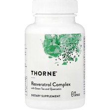 Thorne Resveratrol Complex - Supports Healthy Aging* - Trans-Resveratrol Supplement With Green Tea, Quercetin & Curcumin Phytosome 60 Capsules