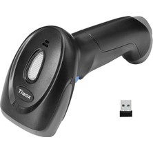 Hobibahçem VSK-227 1d Lazer Kablosuz Barkod Okuyucu Batarya + Mını USB Dongle