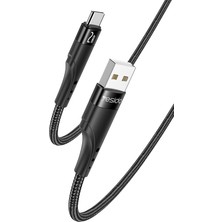 TeknoKapsül Yesido CA109 3m 2A USB To Type-C Hızlı Şarj Kablosu - Siyah