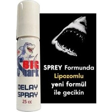 TeknoKapsül Big Shark Asimox Spray 25CC Lipozomlu Yeni Formül ile Gecikin