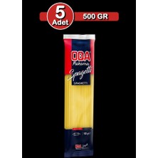 Oba Spagetti Makarna 500 G x 5 Adet | Aile Tipi Çoklu Paket