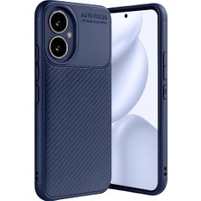 Akıllı Bayi Honor 400 Kılıf Auto Focus Karbon Kapak - Lacivert Aby