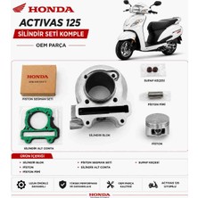 Honda Activas Silindir Seti Kopmle Piston Seti Silindir Conta Takım Oem Parça
