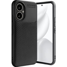 Akıllı Bayi Honor 400 Kılıf Auto Focus Karbon Kapak - Siyah Aby