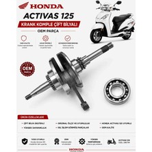 Honda Activas 125 Krank Komple Çift Bilyalı Oem Parça