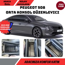 PSA Code Peugeot 508 2020-2025 Modeller Orta Konsol Düzenleyici-Organizer
