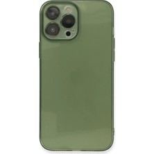 Akıllı Bayi Apple iPhone 13 Pro Kılıf Fly Lens Silikon - Yeşil Aby