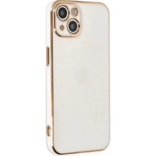Akıllı Bayi Apple iPhone 14 Kılıf Volet Silikon - Beyaz Aby