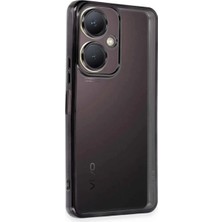 Akıllı Bayi Vivo Y27 Kılıf Razer Lensli Silikon - Siyah Aby