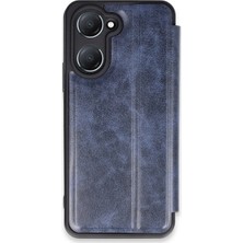 Akıllı Bayi Vivo Y18 Kılıf Flip Cover - Lacivert Aby