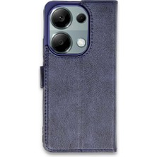 Akıllı Bayi Xiaomi Redmi Note 13 Pro 4g Kılıf Trend S Plus Kapaklı Kılıf - Lacivert Aby