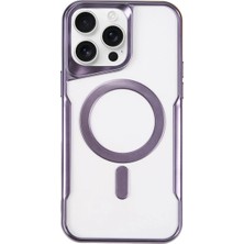 Aydogan's Ayd Apple iPhone 16 Pro Kılıf Boyi Magsafe Silikon Kapak - Derin Mor