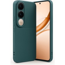 Akıllı Bayi Vivo V50 Lite 4g Auto Focus Karbon Kapak - Koyu Yeşil Aby