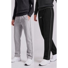 Veleno Erkek 2'li Avantajlı Paket Şardonlu Baggy Içi Polarlı Eşofman Altı Kalın Geniş Kesim Rahat Kalıp