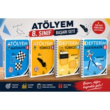 Atölyem 8. Sınıf Matematik ve Türkçe Başarı Seti – 4’lü Soru Bankası ve Defterim Seti