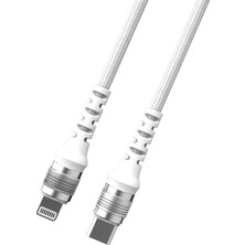 TeknoKapsül Earldom EC-155C-I 1.2m 20W Type-C To Lightning Pd Hızlı Şarj Kablosu - Beyaz