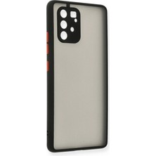TeknoKapsül Newface Samsung Galaxy A91 / S10 Lite Kılıf Montreal Silikon Kapak - Siyah