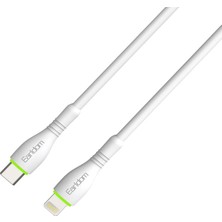 TeknoKapsül Earldom EC-151I Pd 20W Type-C To Lightning 1m Hızlı Şarj Kablosu - Beyaz