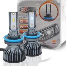 Space Drs Tuning LED Far Ampulü 6000K 9800LM 12V H11 912