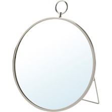 IKEA Modern Siyah Masa Aynası 25 cm cm - Duvar/salon Dekoratif Ayna - Şık Modern Tasarım