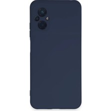Küçük Hazine Xiaomi Poco M5 Kılıf Nano Içi Kadife Silikon - Lacivert