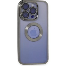 Küçük Hazine Apple iPhone 15 Pro Kılıf Slot Silikon - Titan Gri